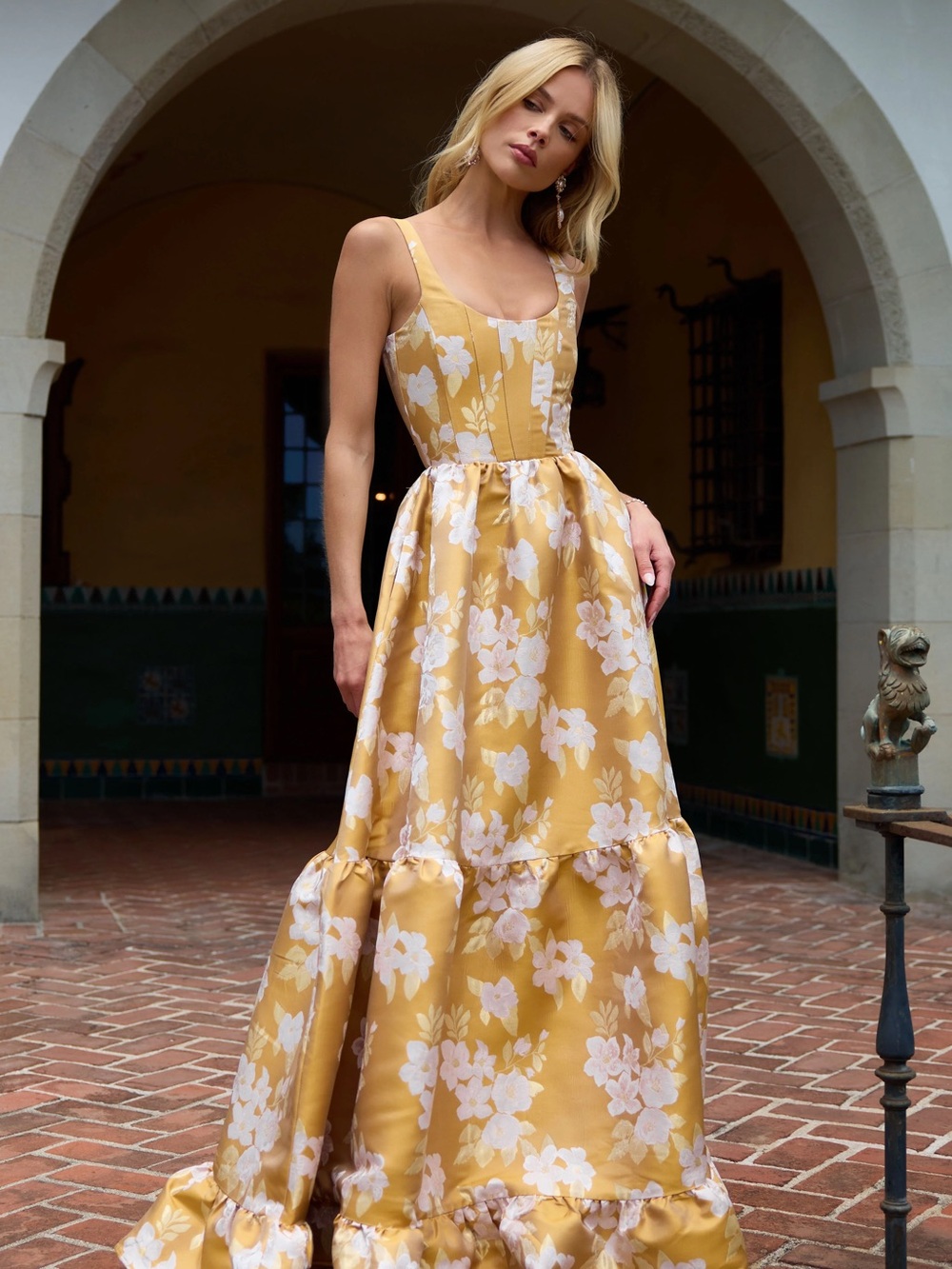 V. Chapman Avery Dress in Baroque Floral